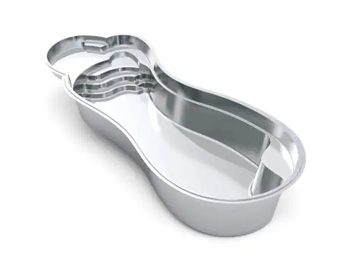 Leisure Pool's Eclipse fiberglass pool design - 3d model